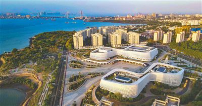 洋浦滨海文化广场全景图