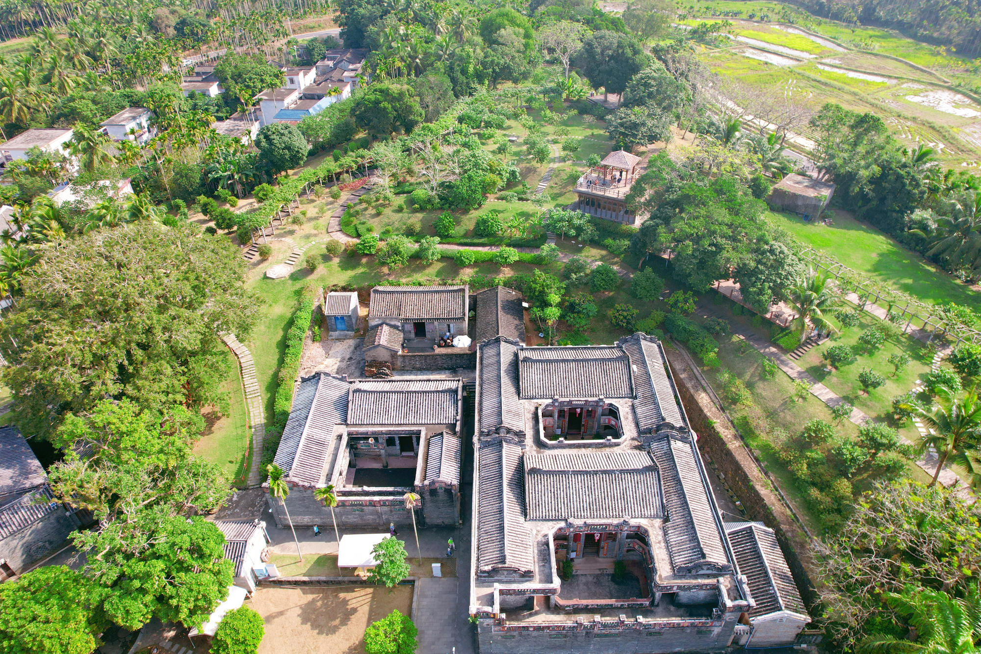 琼海留客村蔡家大院。