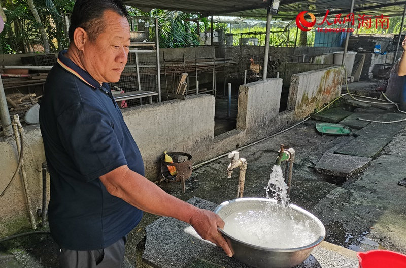 告别山泉水，保亭响水镇大本村村民喝上自来水